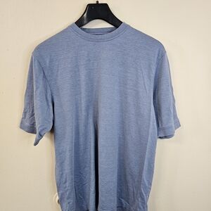 Modern Mates Blue Silk Cotton Blend T-Shirt Size M Soft Lightweight Classic Fit.